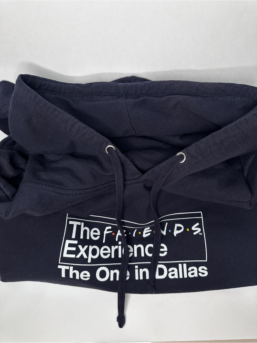 The FRIENDS Experience Dallas Graphic Hoodie Navy 2XL